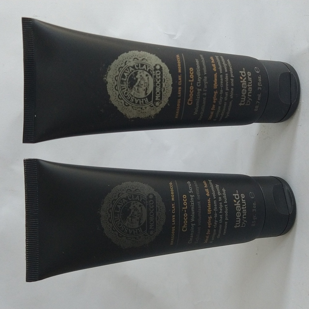 Tweak'd by Nature Choco-loco Cleansing Volumizing Scrub & Clayditioner 3oz Set